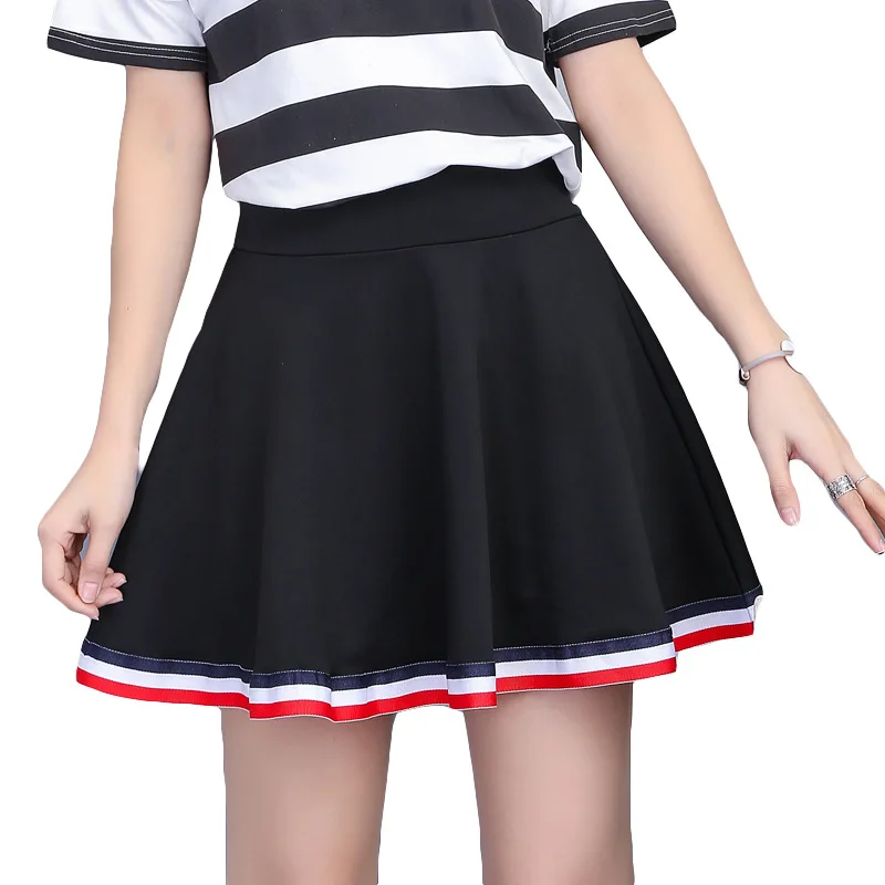 Striped Stitching Women Skirt New Summer A-Line Pleat Skirts Sweet Girls Mini Skirt Harajuku Fashion High Waist Ladies Skirts
Striped Stitching Women Skirt New Summer A-Line Pleat Skirts Sweet Girls Mini Skirt Harajuku Fashion High Waist Ladies Skirts