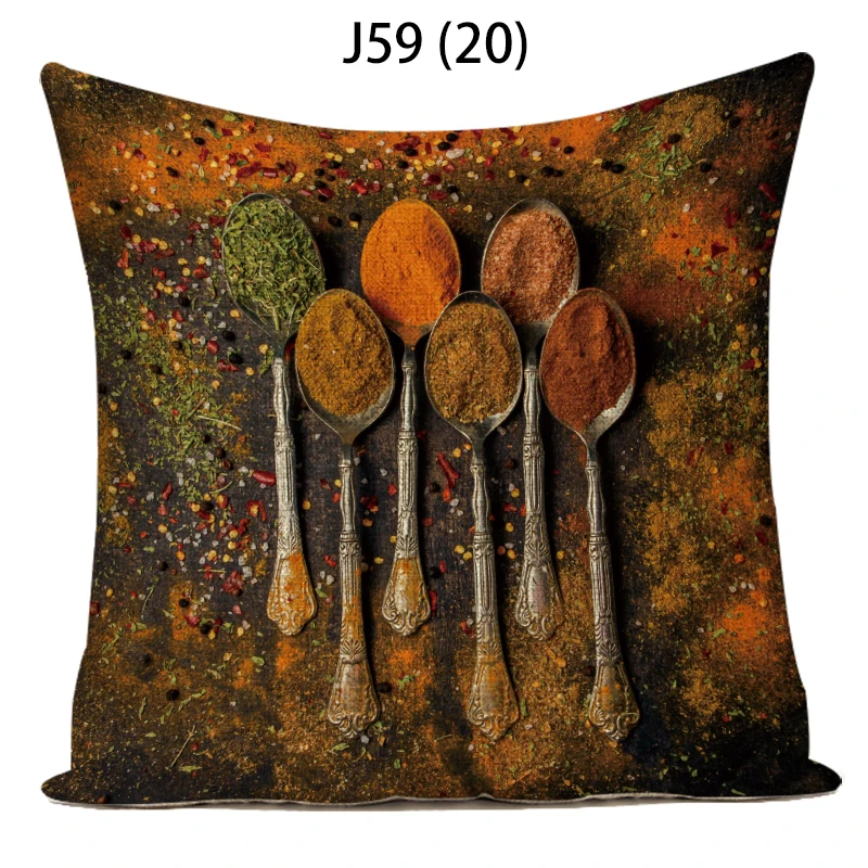 Kitchen Seasoning Print Cushion Pillow Covers Linen Fruit Printed Home Pillowcase Car Sofa Cushion Cover Home Decoration
Kitchen Seasoning Print Cushion Pillow Covers Linen Fruit Printed Home Pillowcase Car Sofa Cushion Cover Home Decoration