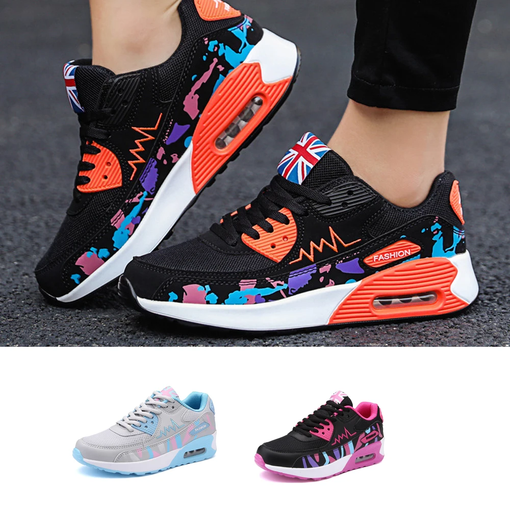 Womens Running Shoes Comfortable Soft Shock Absorbing Air Cushion Sneaker Fashion Ladies Casual Sneakers Graffiti Shoes
Womens Running Shoes Comfortable Soft Shock Absorbing Air Cushion Sneaker Fashion Ladies Casual Sneakers Graffiti Shoes
