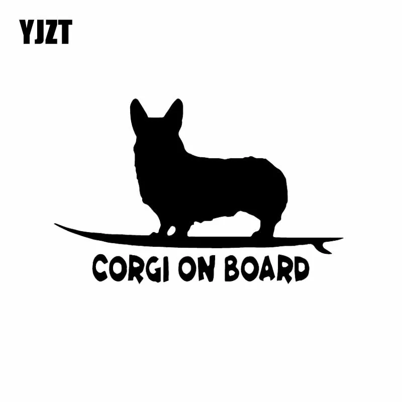 YJZT 14.8X9.5CM Corgi On Board Puppy Funny Dog Vinyl Decal Car Sticker Window Decor Black/Silver C24-1628
YJZT 14.8X9.5CM Corgi On Board Puppy Funny Dog Vinyl Decal Car Sticker Window Decor Black/Silver C24-1628