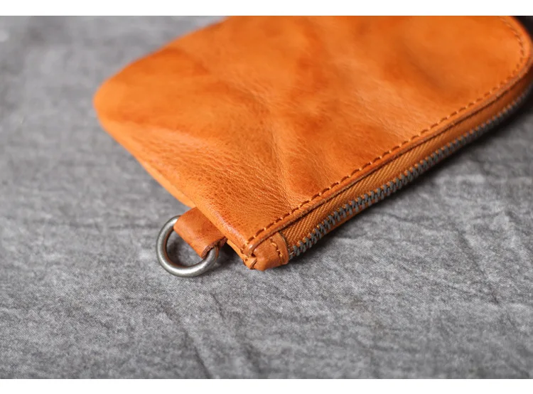 Винтажный Мужской держатель для карт из натуральной кожи с зажимом Oxhide