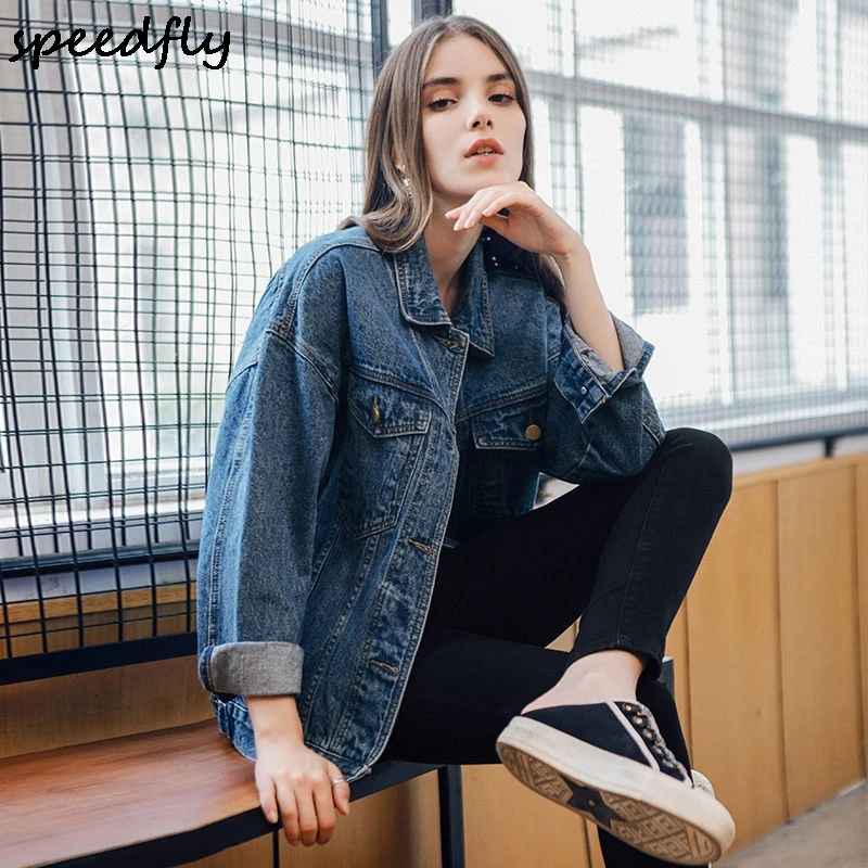 Harajuku Loose Midi Long Women Denim Jackets Vintage Turn Down Collar Fashion Single Breasted Design 2021 New Spring Jean Coat
Harajuku Loose Midi Long Women Denim Jackets Vintage Turn Down Collar Fashion Single Breasted Design 2021 New Spring Jean Coat