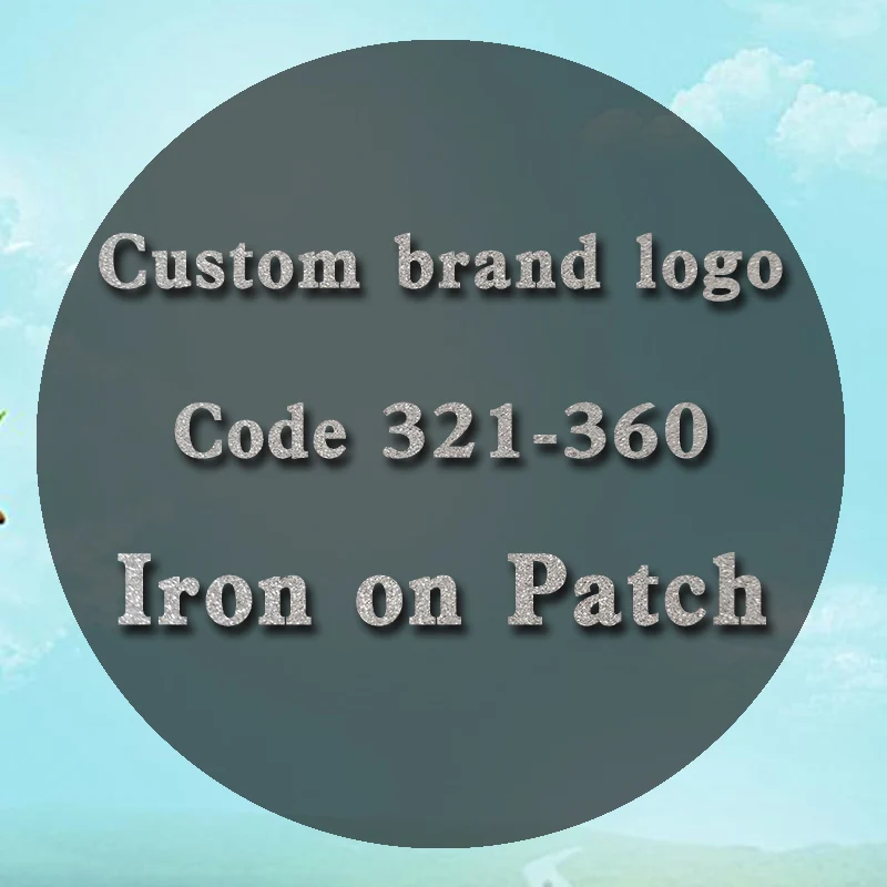 Silver Glitter Brand Logo 321-360 Heat-sensitive patches Thermal transfer printing Heat Transfer PVC Patch Stickers on Clothes
Silver Glitter Brand Logo 321-360 Heat-sensitive patches Thermal transfer printing Heat Transfer PVC Patch Stickers on Clothes
