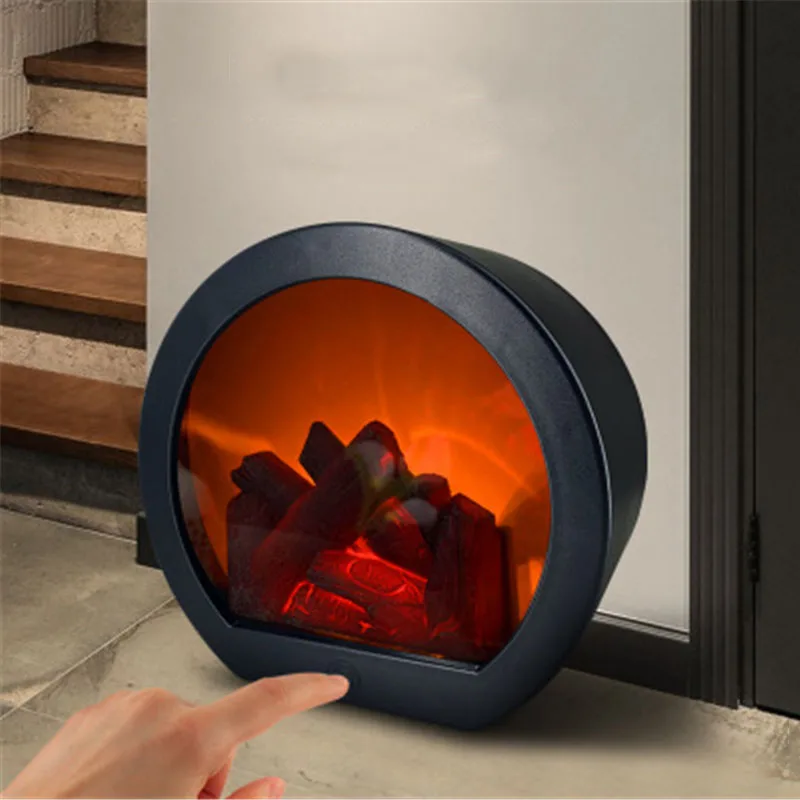 3D Simulation Fireplace Firewood Lanterns Lamp Desktop Ornaments Dynamic Vision 3D Flame Touch Switch Home Decoration Light
3D Simulation Fireplace Firewood Lanterns Lamp Desktop Ornaments Dynamic Vision 3D Flame Touch Switch Home Decoration Light