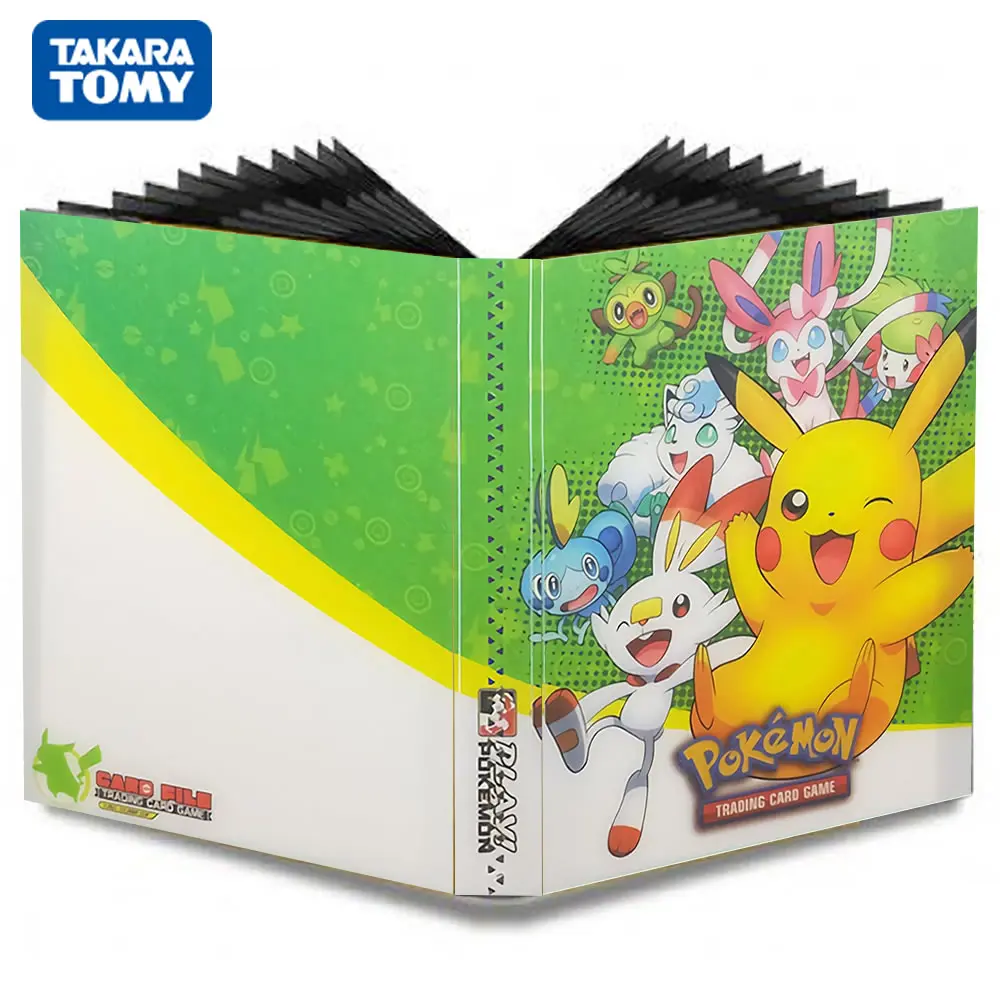 New Pokemon Game Cards Album Book TAKARA TOMY Cartoon Anime Collection Folder Holder 80/240PCS Card GX EX VMAX Children Toy Gift
New Pokemon Game Cards Album Book TAKARA TOMY Cartoon Anime Collection Folder Holder 80/240PCS Card GX EX VMAX Children Toy Gift