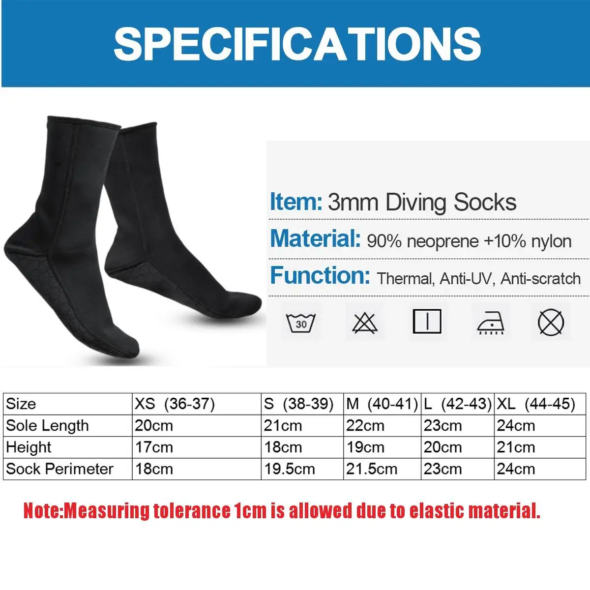 2pcs 3mm Swimming Boot Scuba Socks Swimwear Wetsuit Neoprene Diving Socks Anti Scratches Warming Snorkeling Socks
2pcs 3mm Swimming Boot Scuba Socks Swimwear Wetsuit Neoprene Diving Socks Anti Scratches Warming Snorkeling Socks