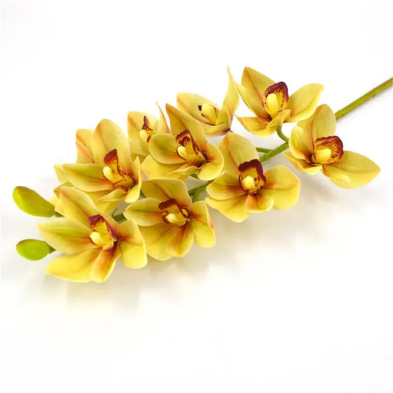 7 шт. хорошего качества с китайским цимбидиумом Орхидея 10 головок искусственный