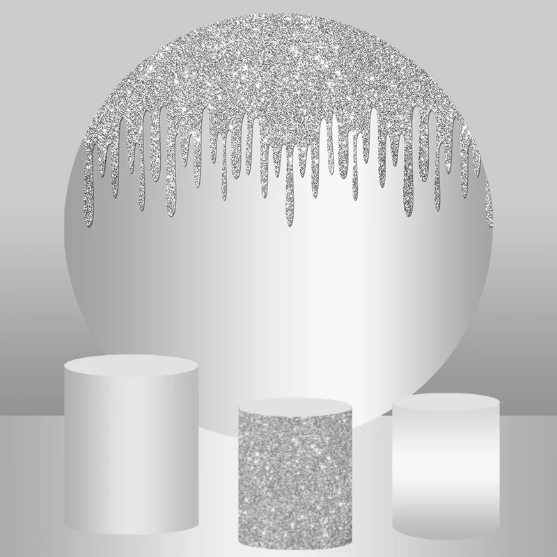 Glitter Silver Round Backdrop Cover Child Birthday Party Curtains Photocall Photobooth Bokeh Twinkle Wedding Circle Background
Glitter Silver Round Backdrop Cover Child Birthday Party Curtains Photocall Photobooth Bokeh Twinkle Wedding Circle Background