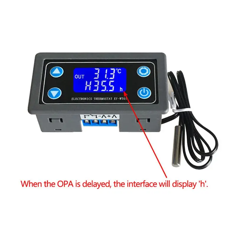 XY-WT01 Temperature Controller Digital LED Display Heating/Cooling Regulator Thermostat Switch 62KC
XY-WT01 Temperature Controller Digital LED Display Heating/Cooling Regulator Thermostat Switch 62KC