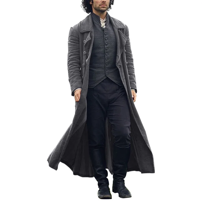 Mens Trench Coat 2021 New Men's Clothing Solid Color Mid-length Lapel Double-breasted Coat Jacket Men 
Mens Trench Coat 2021 New Men's Clothing Solid Color Mid-length Lapel Double-breasted Coat Jacket Men