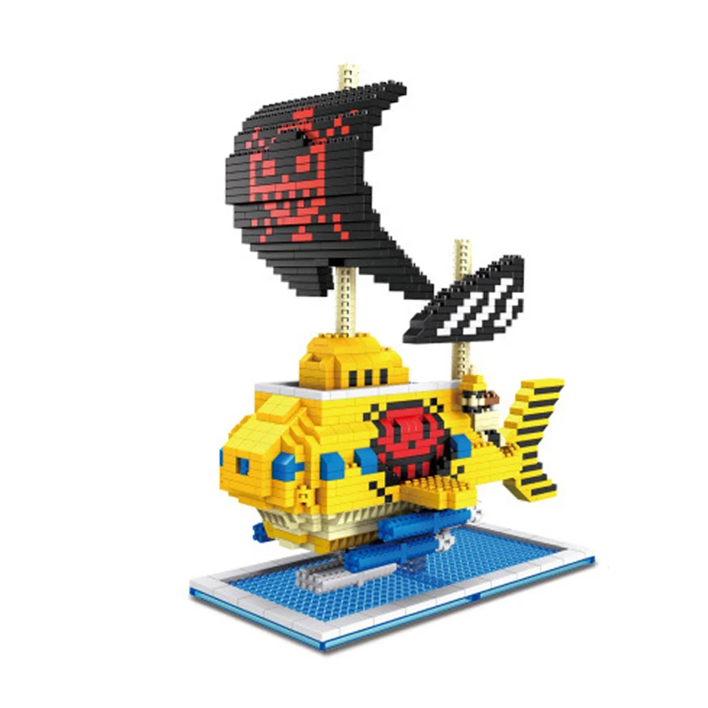 One Piece Law Pirates Submarine Polortang Mini Building Block 3D DIY Micro Diamond Brick OnePiece Pirates Ship Gift Toy
One Piece Law Pirates Submarine Polortang Mini Building Block 3D DIY Micro Diamond Brick OnePiece Pirates Ship Gift Toy