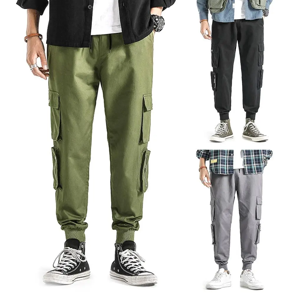new Men Pants Casual Large Size Ankle-tied Multi-pockets Drawstring Cotton Pants Trousers Homme Sweatpants Male Trouser
new Men Pants Casual Large Size Ankle-tied Multi-pockets Drawstring Cotton Pants Trousers Homme Sweatpants Male Trouser