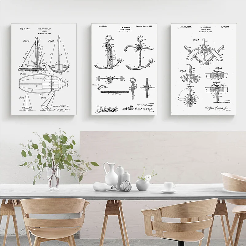Sailboat Patent Print Vintage Poster Yacht Anchor Ship Wheel Sailing Blueprint Nautical Wall Art Canvas Painting Home Decor Gift
Sailboat Patent Print Vintage Poster Yacht Anchor Ship Wheel Sailing Blueprint Nautical Wall Art Canvas Painting Home Decor Gift