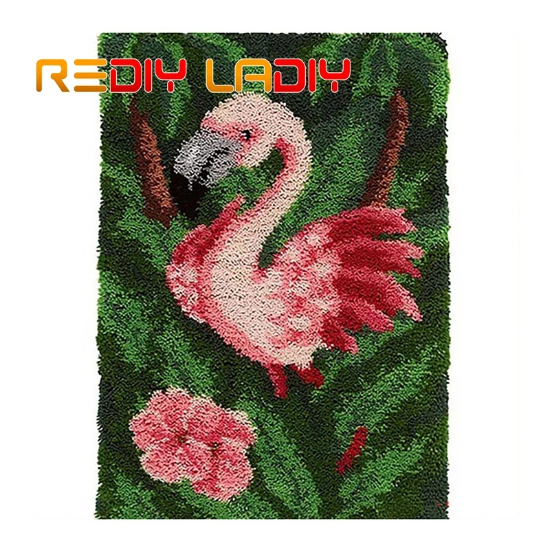Latch Hook Kit Make Your Own Rug Pink Flamingo Bird Crocheting Cushion DIY Carpet Rug Acrylic Yarn Printed Canvas Hobby & Crafts
Latch Hook Kit Make Your Own Rug Pink Flamingo Bird Crocheting Cushion DIY Carpet Rug Acrylic Yarn Printed Canvas Hobby & Crafts