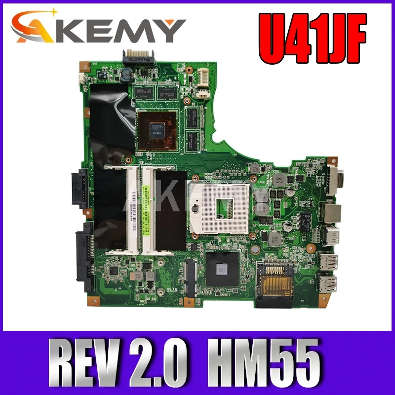 Akemy New! U41JF материнская плата для ноутбука ASUS U41J U41JF основная плата REV 2,0 HM55
Akemy New! U41JF материнская плата для ноутбука ASUS U41J U41JF основная плата REV 2,0 HM55