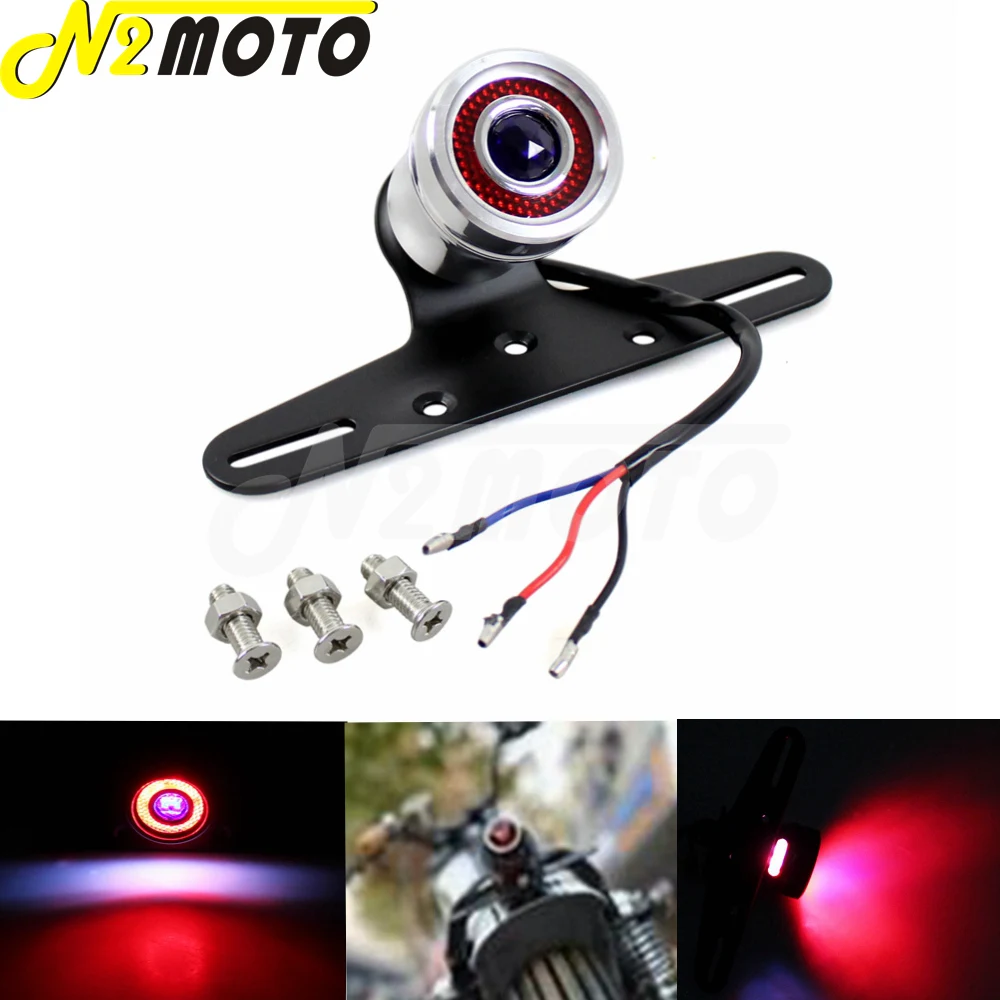Motorcycle Taillight LED Retro Rear Brake Stop Light For Harley Cafe Racer Chopper Bobber Cruisers Custom License Plate Light
Motorcycle Taillight LED Retro Rear Brake Stop Light For Harley Cafe Racer Chopper Bobber Cruisers Custom License Plate Light
