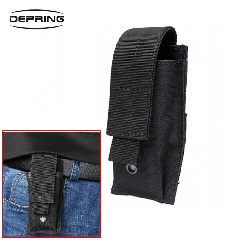 Tactical MOLLE Pouch Single Pistol Magazine Pouch Knife Flashlight Magazine Tools Sheath Pouch Hunting Bags 
Tactical MOLLE Pouch Single Pistol Magazine Pouch Knife Flashlight Magazine Tools Sheath Pouch Hunting Bags
