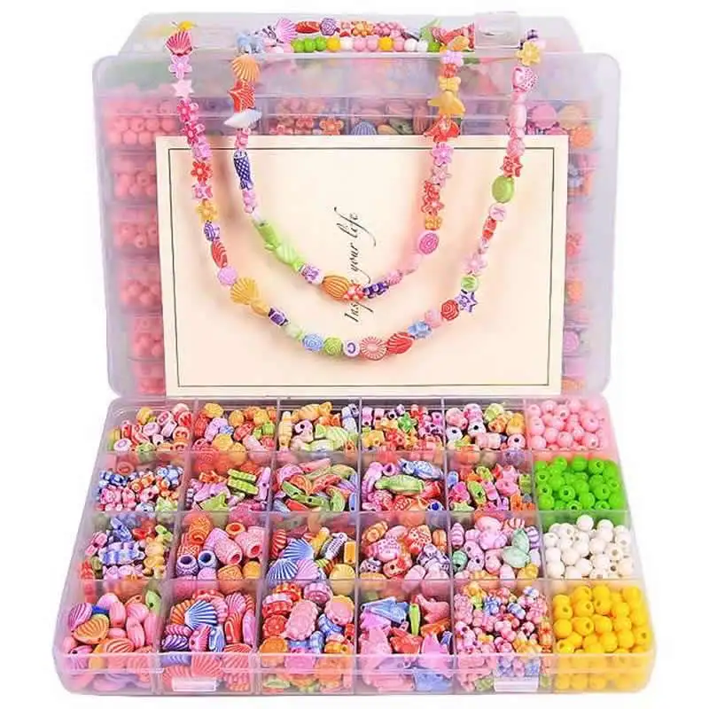 24 Grid DIY Handmade Beaded Toy Girls Toys Creative DIY Bracelet Toys Girl Weaving Bracelet Jewelry Making Toys Creative Toys
24 Grid DIY Handmade Beaded Toy Girls Toys Creative DIY Bracelet Toys Girl Weaving Bracelet Jewelry Making Toys Creative Toys