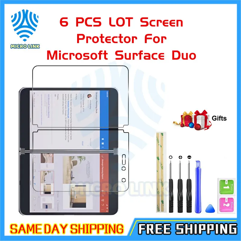 Ультрапрозрачная/матовая/нано противовзрывная Защита экрана для Microsoft Surface Duo (3 шт. слева + 3 шт. справа)
Ультрапрозрачная/матовая/нано противовзрывная Защита экрана для Microsoft Surface Duo (3 шт. слева + 3 шт. справа)