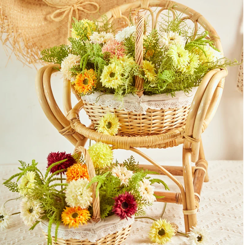 Artificial Flower Brushed Gerberas 27cm Hotel Restaurant Bedroom Desktop Decoration Vase Ornaments Nordic Style Home Decorations
Artificial Flower Brushed Gerberas 27cm Hotel Restaurant Bedroom Desktop Decoration Vase Ornaments Nordic Style Home Decorations