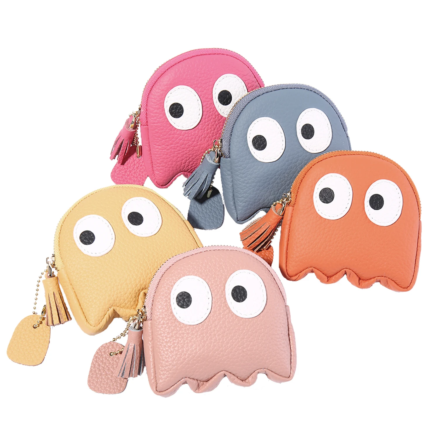 WomenS Cute Cowskin Genuine Leather Large Capacity Coin Purse Femal Change Wallet Pouch Card Holder With Key Chain Tassel Zip 
WomenS Cute Cowskin Genuine Leather Large Capacity Coin Purse Femal Change Wallet Pouch Card Holder With Key Chain Tassel Zip