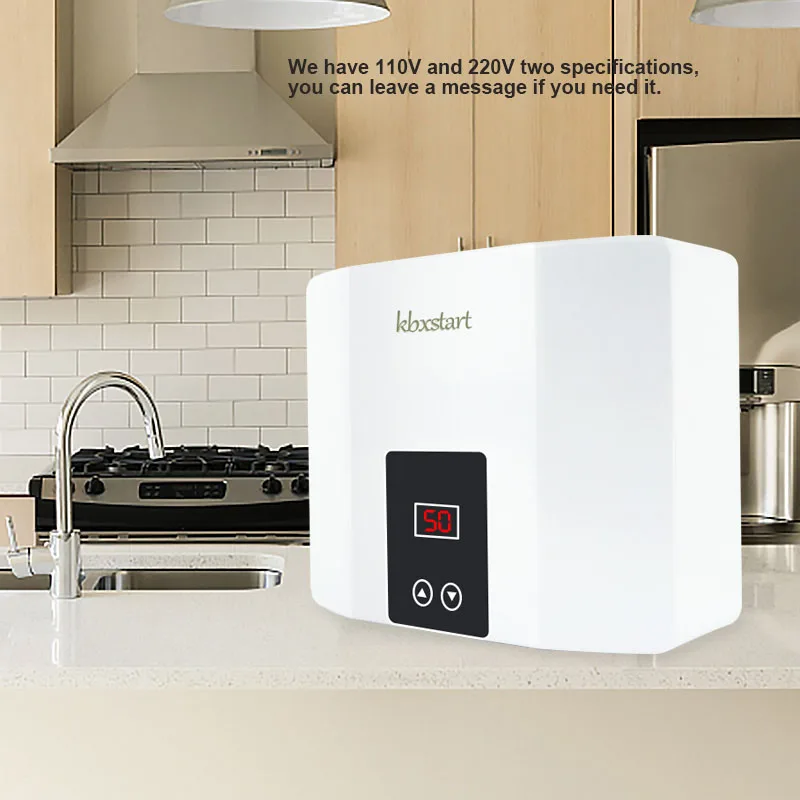 5500W Instant Electric Tankless Water Heater Wall Mounted Electric Water Heater Thermostat 3 Seconds Fast Heating Hot Shower
5500W Instant Electric Tankless Water Heater Wall Mounted Electric Water Heater Thermostat 3 Seconds Fast Heating Hot Shower