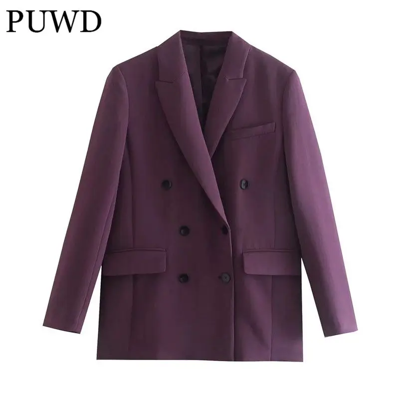 PUWD Casual Women V Neck Straight Blazer 2021 Autumn Fashion Ladies High Street Blazer Female Solid Color Unisex Blazer Top
PUWD Casual Women V Neck Straight Blazer 2021 Autumn Fashion Ladies High Street Blazer Female Solid Color Unisex Blazer Top