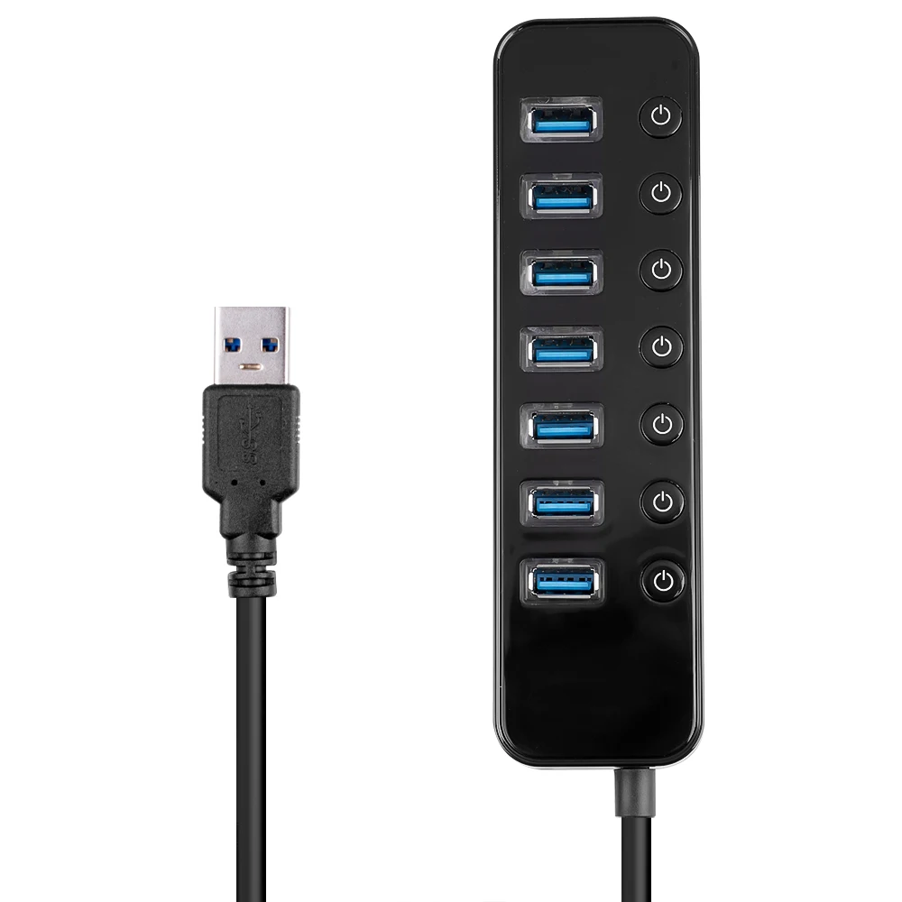 USB Hub 3.0 Multi USB Splitter7 USB Port 3.0 with Micro Charge Power for Lenovo Xiaomi Macbook Pro PC Hub USB 3
USB Hub 3.0 Multi USB Splitter7 USB Port 3.0 with Micro Charge Power for Lenovo Xiaomi Macbook Pro PC Hub USB 3