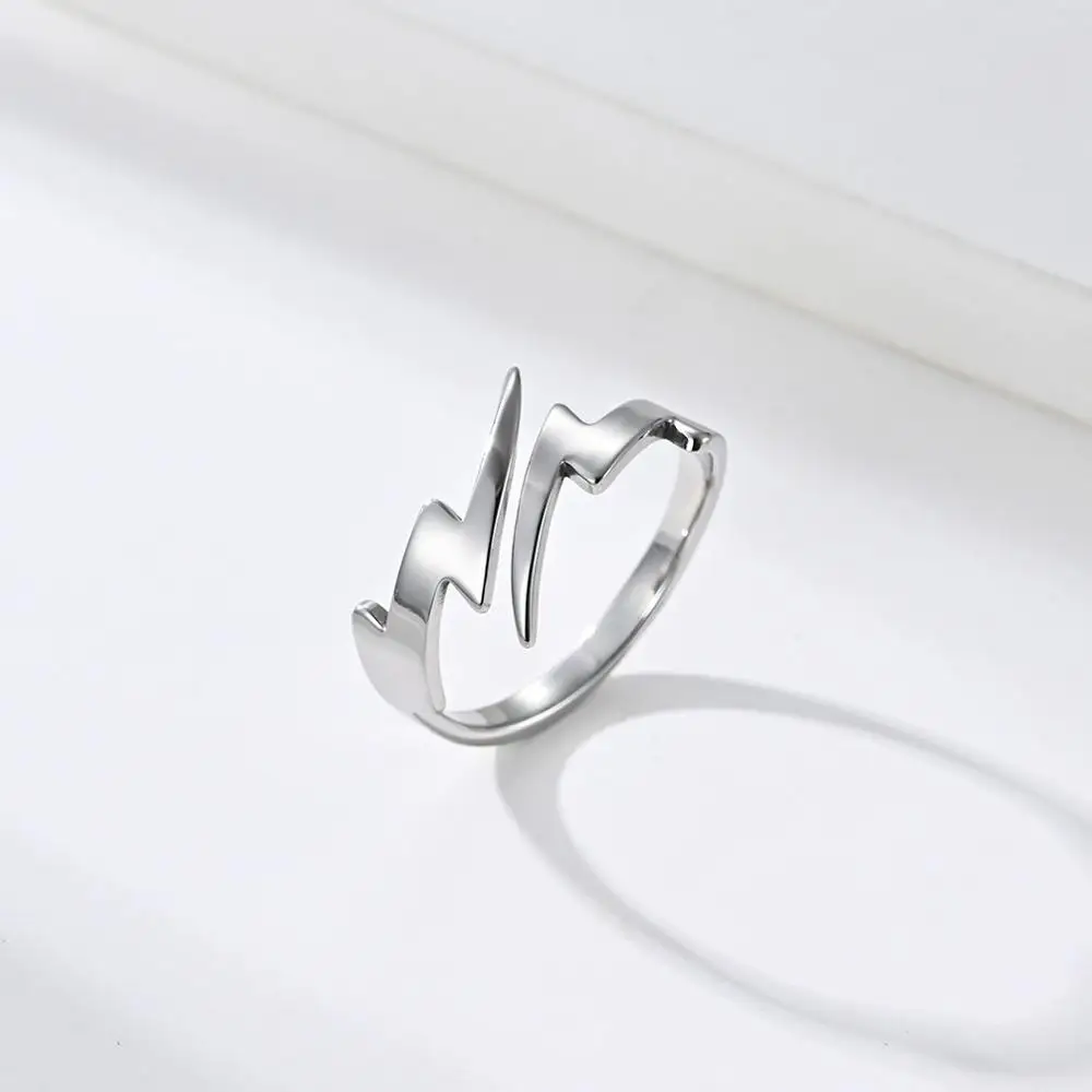 Inschic Drop Shipping Store Geometric Lightning Simple Steampunk Unix Rings Boho Titanium Stainless Steel Women Man Fashion Ring
Inschic Drop Shipping Store Geometric Lightning Simple Steampunk Unix Rings Boho Titanium Stainless Steel Women Man Fashion Ring