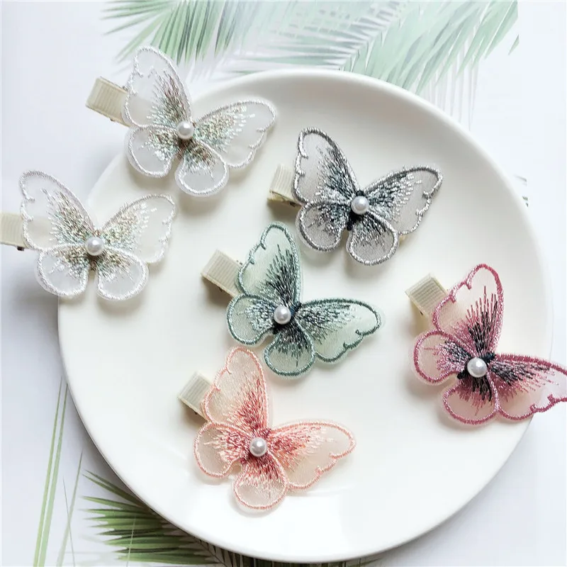 Модные заколки для волос в виде бабочек для девочек 5 шт./компл. заколки с жемчугом красивая вышитая ткань Феи заколки для волос для женщин ак... 
Модные заколки для волос в виде бабочек для девочек 5 шт./компл. заколки с жемчугом красивая вышитая ткань Феи заколки для волос для женщин ак...