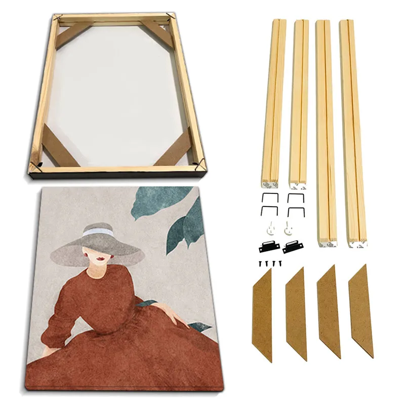 Wood Picture Frame Top Wall Frame 3 cm Wide Canvas painting Oil Painting DIY Solid Wood Camphor Pine Composite Frame Decorative
Wood Picture Frame Top Wall Frame 3 cm Wide Canvas painting Oil Painting DIY Solid Wood Camphor Pine Composite Frame Decorative