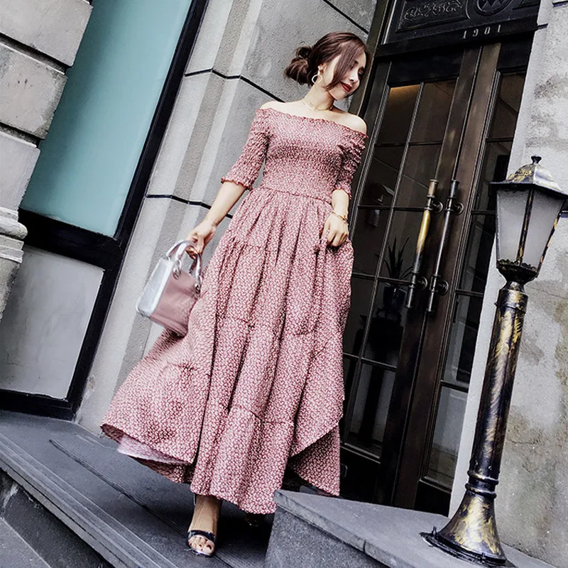 Floral Dress for Women Off The Shoulder Strapless Summer Spring Beach Outing Vacation Saida De Praia Vestidos Mujer Verano 2021
Floral Dress for Women Off The Shoulder Strapless Summer Spring Beach Outing Vacation Saida De Praia Vestidos Mujer Verano 2021