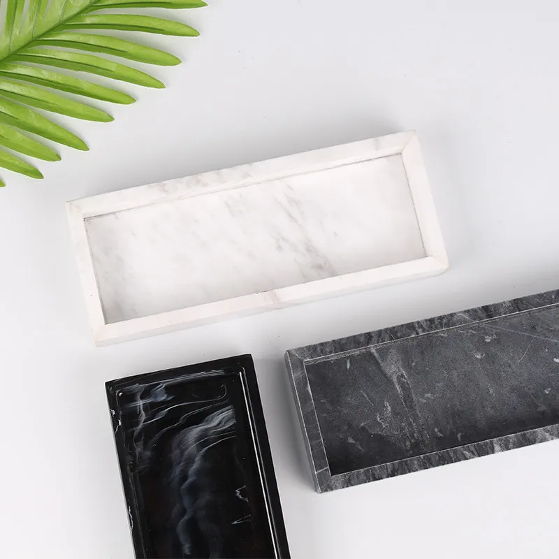 Simple Marbled Rectangle Home Restaurant Hotel Hand Sanitizer Bottle Storage Tray Resin Jewelry Display Plate Cosmetic Organizer
Simple Marbled Rectangle Home Restaurant Hotel Hand Sanitizer Bottle Storage Tray Resin Jewelry Display Plate Cosmetic Organizer