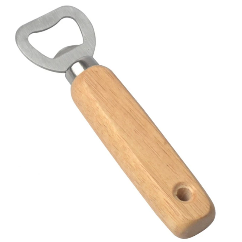 20Pcs Wooden Handle Handheld Bartender Bottle Opener Wine Beer Soda Glass Cap Opener Kitchen Bar Tools Creative Hole Design Wedd
20Pcs Wooden Handle Handheld Bartender Bottle Opener Wine Beer Soda Glass Cap Opener Kitchen Bar Tools Creative Hole Design Wedd