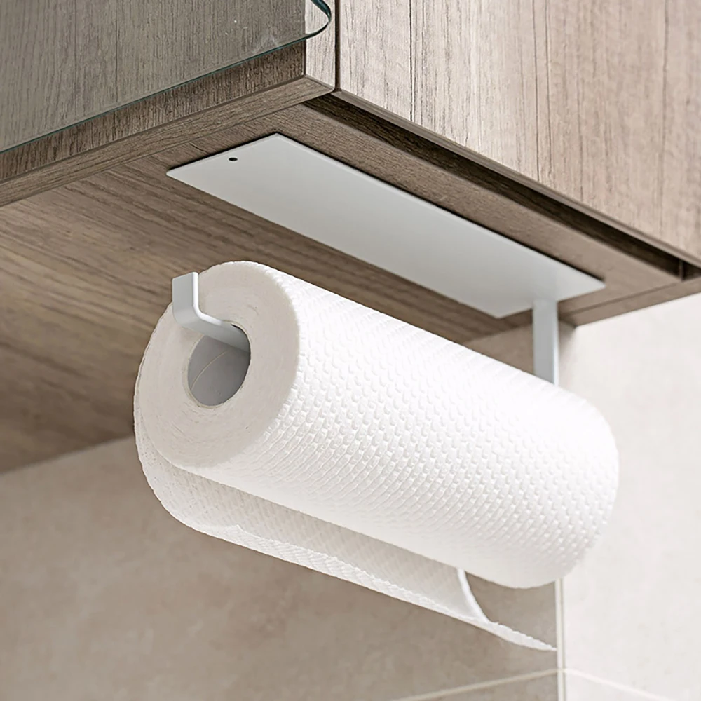 1PCS Kitchen Towel Rack Rack Bar Cabinet Cling Film Rag Rack Bathroom Storage Rack Shelf Toilet Paper Roll Rack
1PCS Kitchen Towel Rack Rack Bar Cabinet Cling Film Rag Rack Bathroom Storage Rack Shelf Toilet Paper Roll Rack