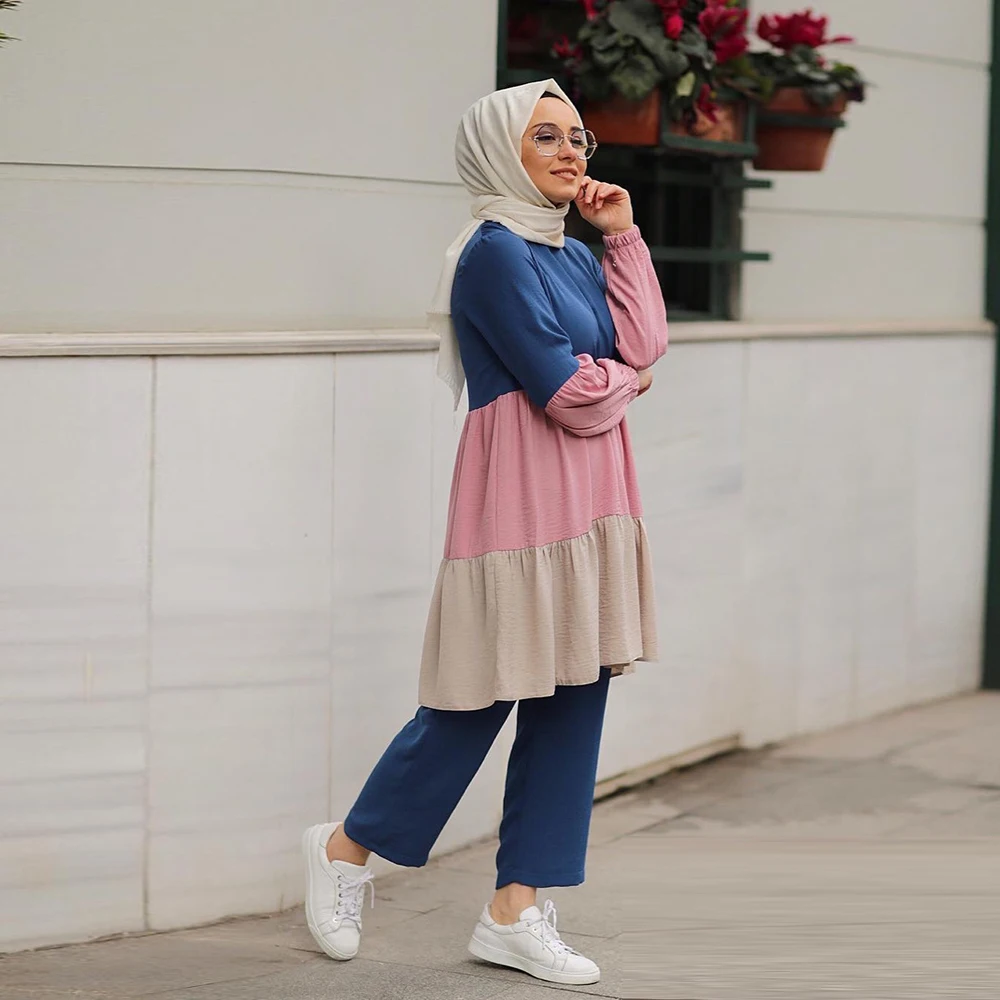 Eid Mubarek Abaya Turkey Two-piece Muslim Sets Hijab Dress Caftan Kaftan Islam Clothing Abayas For Women Ensemble Femme Musulman
Eid Mubarek Abaya Turkey Two-piece Muslim Sets Hijab Dress Caftan Kaftan Islam Clothing Abayas For Women Ensemble Femme Musulman