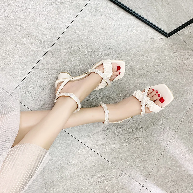 34 35 37 38 39 40 Fashion String Bead High Heels Ladies Summer Sandals For Women Sports Female Shoes Buckle Elegant Sandals 2021
34 35 37 38 39 40 Fashion String Bead High Heels Ladies Summer Sandals For Women Sports Female Shoes Buckle Elegant Sandals 2021