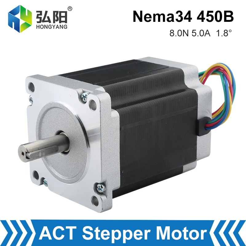 Шаговый электродвигатель NEMA 34 с ЧПУ, 450B 8Nm 5AD = 12,7 мм 14 мм, двухфазный приводной двигатель, подходит для гравировального станка с ЧПУ, 3D-принтер...
Шаговый электродвигатель NEMA 34 с ЧПУ, 450B 8Nm 5AD = 12,7 мм 14 мм, двухфазный приводной двигатель, подходит для гравировального станка с ЧПУ, 3D-принтер...