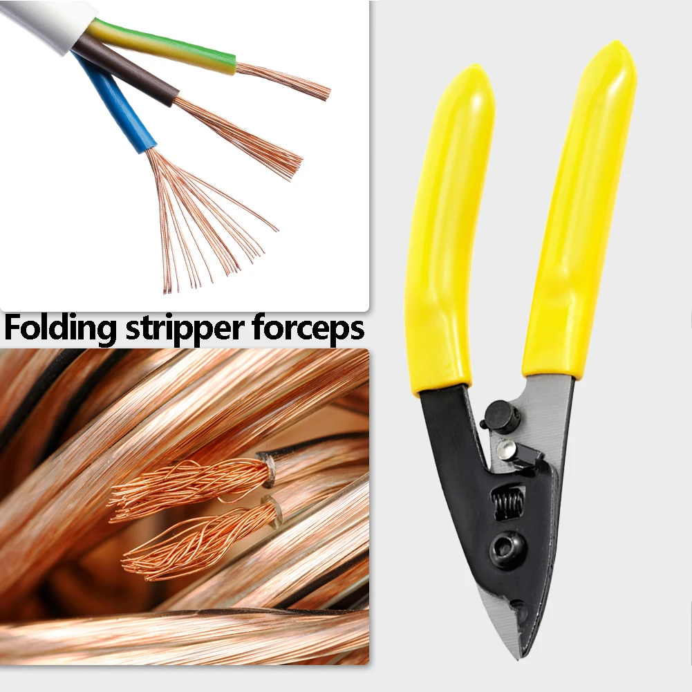GQ-326 2 Port Optical Fiber Stripping Cutter Miller Pliers Cable Wire Strippers Pro High-carbon Steel Hand Tools for Electrician
GQ-326 2 Port Optical Fiber Stripping Cutter Miller Pliers Cable Wire Strippers Pro High-carbon Steel Hand Tools for Electrician