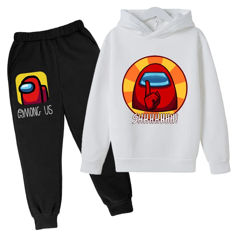 Children Sweatshirts Funny Game Among Us print Pants 2pcs Sets Boys Hoodies Boys Girls Clothes Kids Streetwear Clothing 
Children Sweatshirts Funny Game Among Us print Pants 2pcs Sets Boys Hoodies Boys Girls Clothes Kids Streetwear Clothing