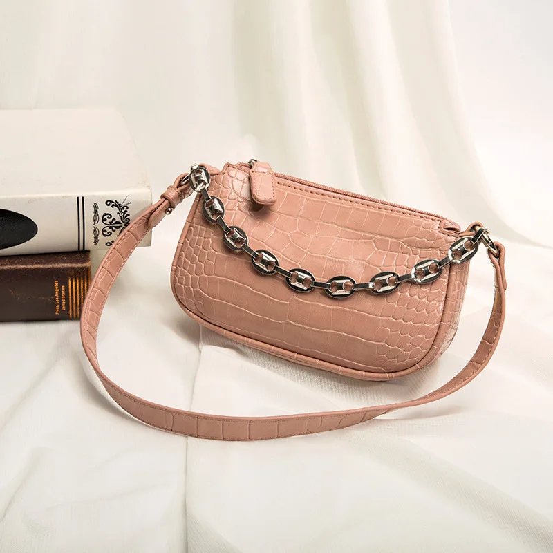 Alligator Pattern crossbody bags For Women 2020 High Quality Leather Mini Shoulder Bag Fashion Chain Small Ladies hand bags 
Alligator Pattern crossbody bags For Women 2020 High Quality Leather Mini Shoulder Bag Fashion Chain Small Ladies hand bags