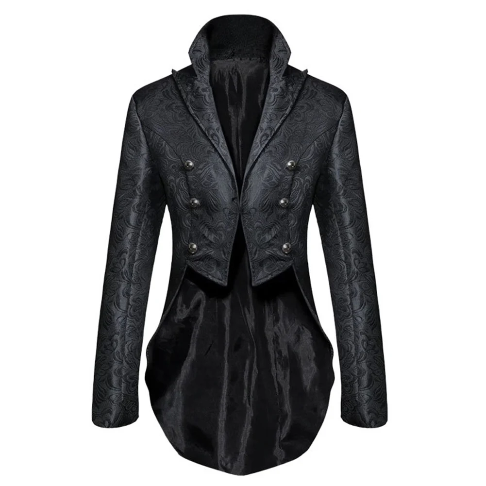 Gothic Victorian Tailcoat Jacket Men Steampunk Medieval Cosplay Costume Male Pirate Viking Renaissance Formal Tuxedo Coats
Gothic Victorian Tailcoat Jacket Men Steampunk Medieval Cosplay Costume Male Pirate Viking Renaissance Formal Tuxedo Coats