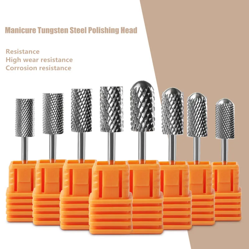 Nail drill bit hard tungsten steel milling cutter manicure tool remove gel tool electric nail machine accessories
Nail drill bit hard tungsten steel milling cutter manicure tool remove gel tool electric nail machine accessories