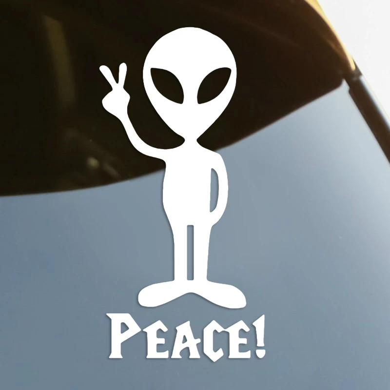 Die-Cut Vinyl Decal Alien Peace Car Sticker Waterproof Auto Decors on Car Body Bumper Rear Window S61001#
Die-Cut Vinyl Decal Alien Peace Car Sticker Waterproof Auto Decors on Car Body Bumper Rear Window S61001#