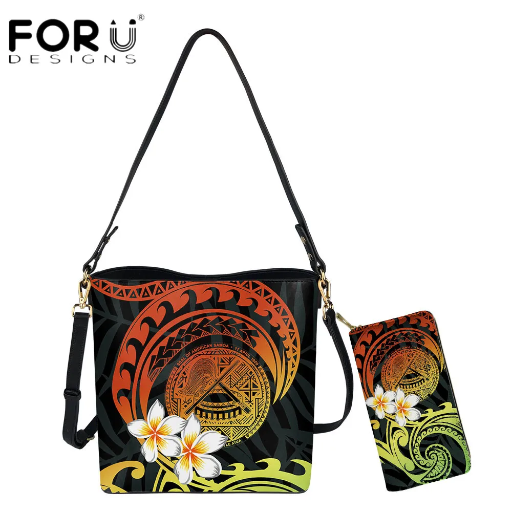 FORUDESIGNS Samoa Tribal Polynesian Plumeria Flower Design Lady Casual Leather Messenger Bags Luxury Purse Set Crossbody Bolsa
FORUDESIGNS Samoa Tribal Polynesian Plumeria Flower Design Lady Casual Leather Messenger Bags Luxury Purse Set Crossbody Bolsa
