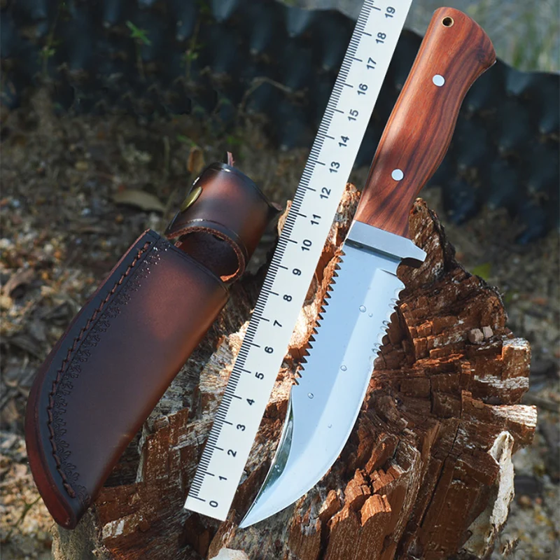 Outdoor straight knife Free shipping Sharp D2 Steel hand forged camping defensive tactical survival knife portable hunting knife
Outdoor straight knife Free shipping Sharp D2 Steel hand forged camping defensive tactical survival knife portable hunting knife