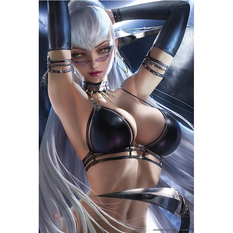 Sexy Cool Silver Hair Sunglasses Girl Posters and Prints Custom Anime Game Wall Art Pictures Canvas Painting for Living Room
Sexy Cool Silver Hair Sunglasses Girl Posters and Prints Custom Anime Game Wall Art Pictures Canvas Painting for Living Room