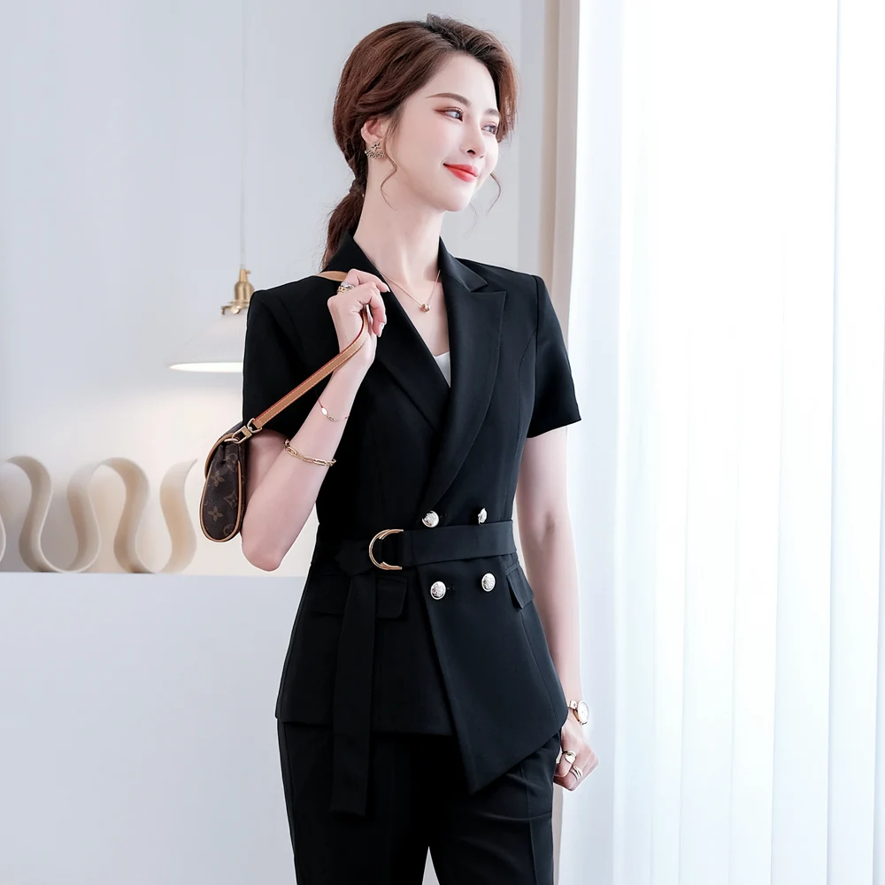 2021 spring red Ruffle 2-piece women's coat and pants suit professional women's 2-piece jacket and pants suit 
2021 spring red Ruffle 2-piece women's coat and pants suit professional women's 2-piece jacket and pants suit