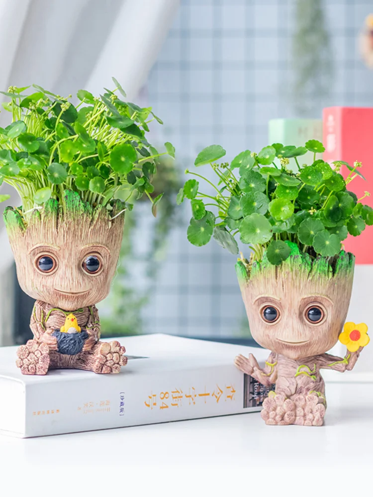 Creatieve Lucky Wood Statue Groot Flowerpot Bird's Nest Tree Man Groot Tree Man Figure Decoration Home Decoratie Accessoires
Creatieve Lucky Wood Statue Groot Flowerpot Bird's Nest Tree Man Groot Tree Man Figure Decoration Home Decoratie Accessoires