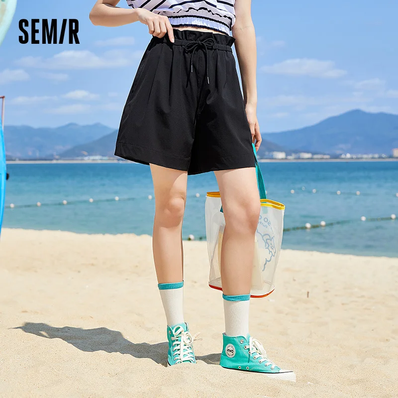 SEMIR Shorts Women Summer Loose Bud High Waist Pants Black Casual Short Pants 2021 Spring Women'S Spring New Shorts
SEMIR Shorts Women Summer Loose Bud High Waist Pants Black Casual Short Pants 2021 Spring Women'S Spring New Shorts